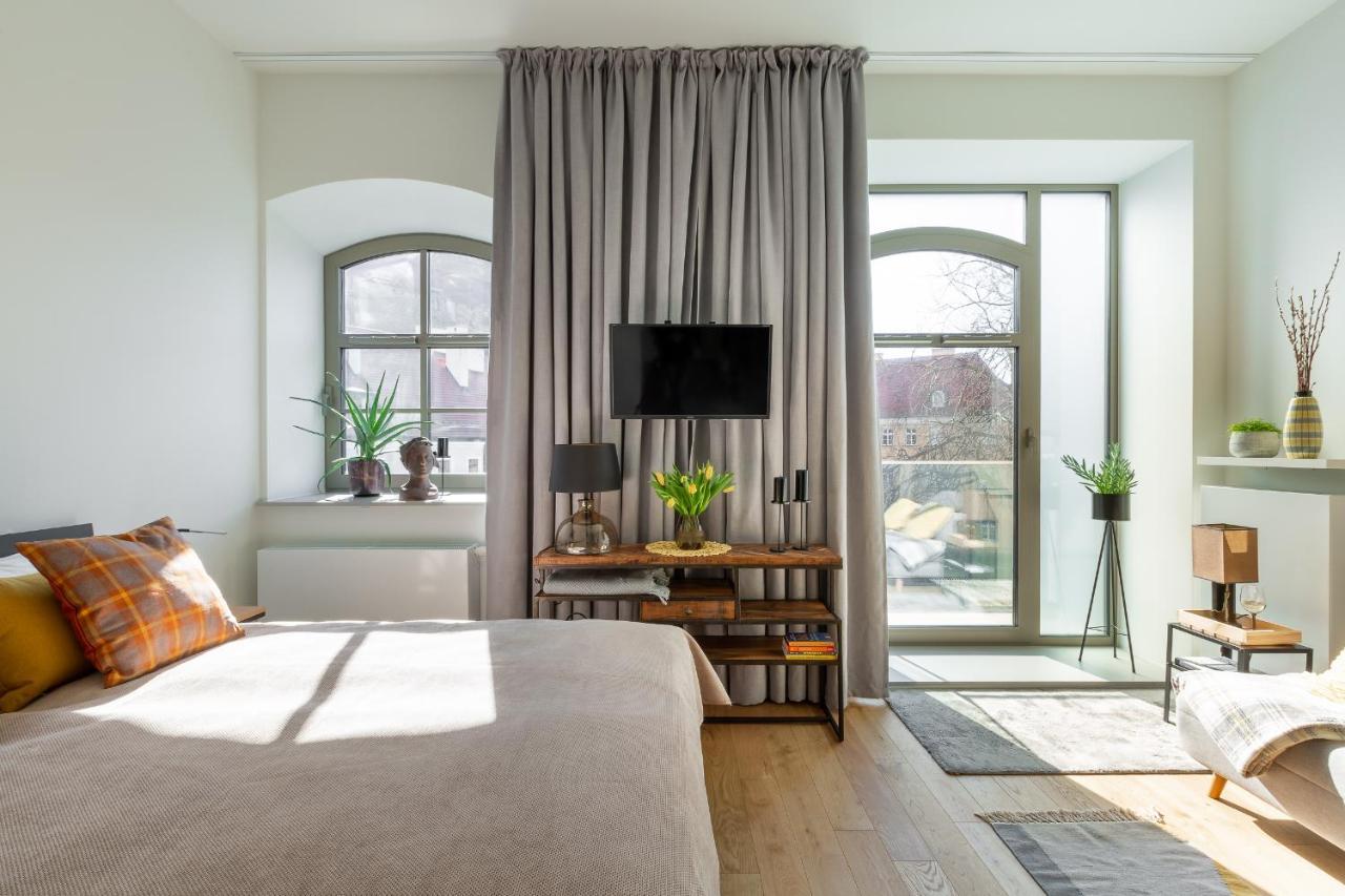 Apartament Sloneczny - Mlyn Maria - Art Apartments Wrocław Buitenkant foto